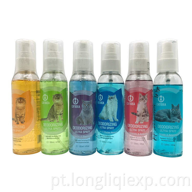 120ml Desodorante Cat spray de alta qualidade desodorizante para animais de estimação